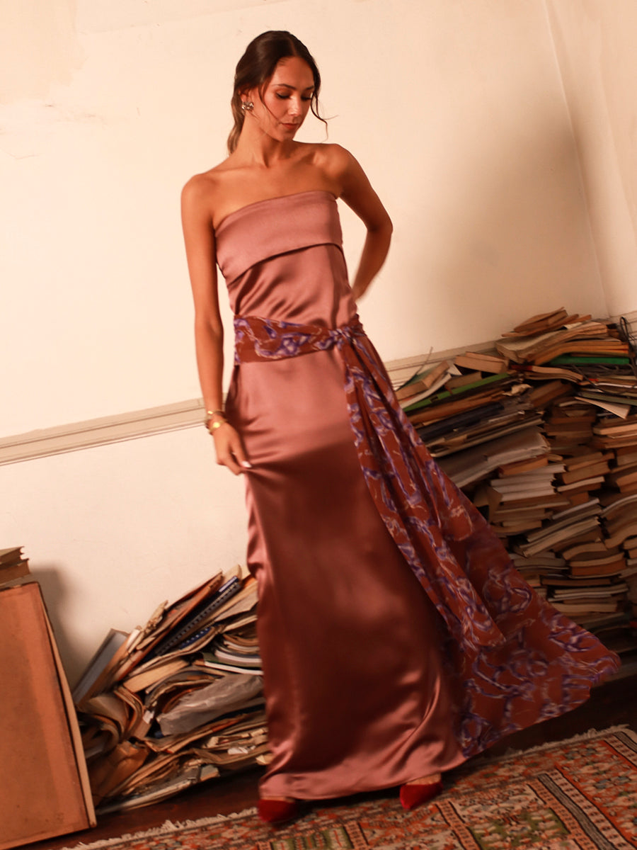 VESTIDO GIGI ROSA PALO