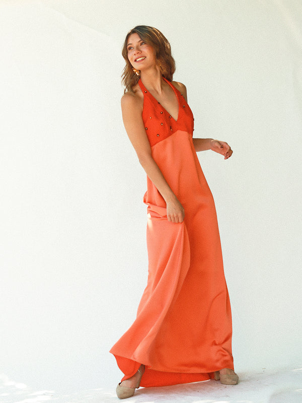 VESTIDO ROSARIO MIXTO • ONE OF A KIND