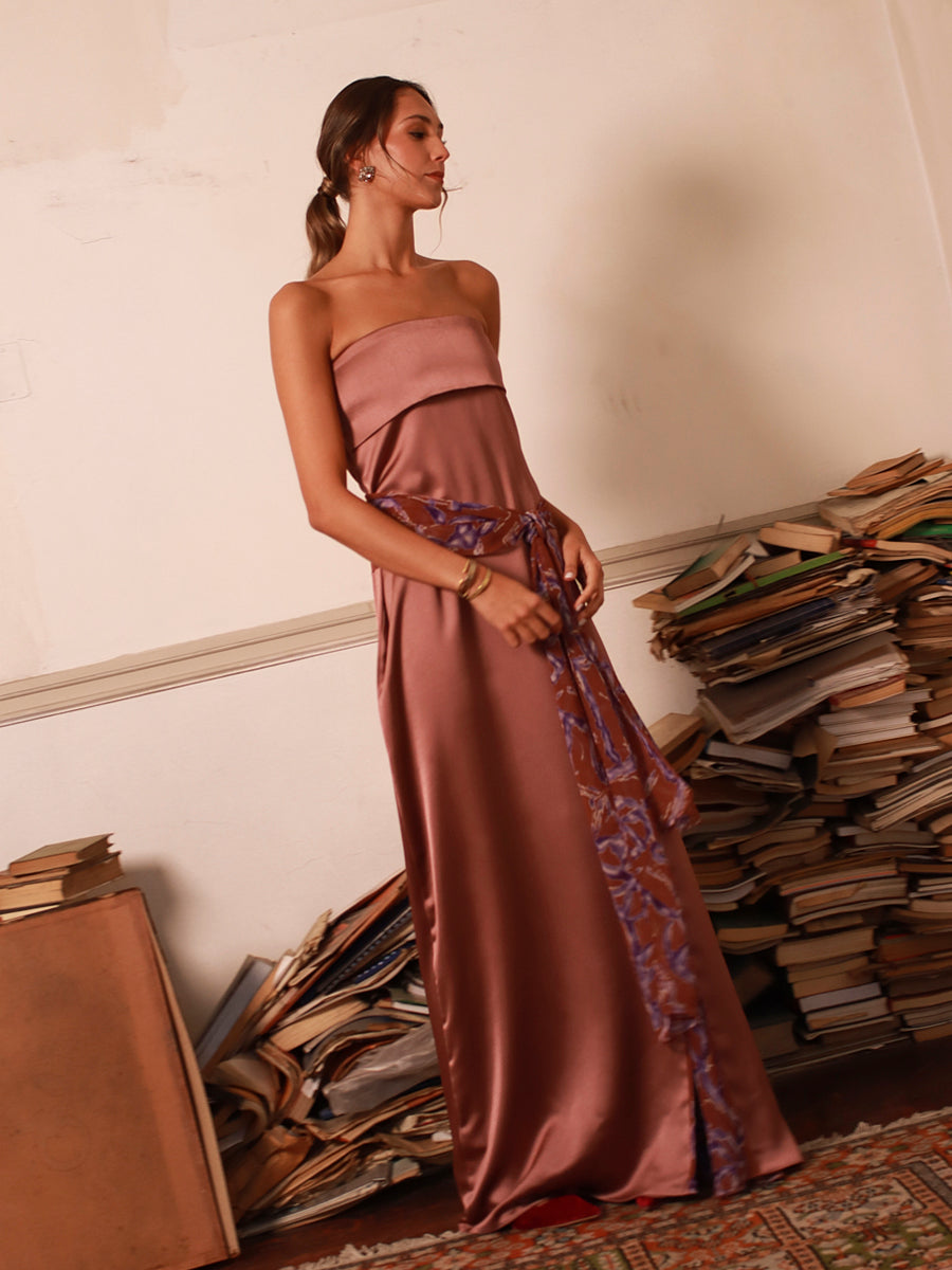 VESTIDO GIGI ROSA PALO