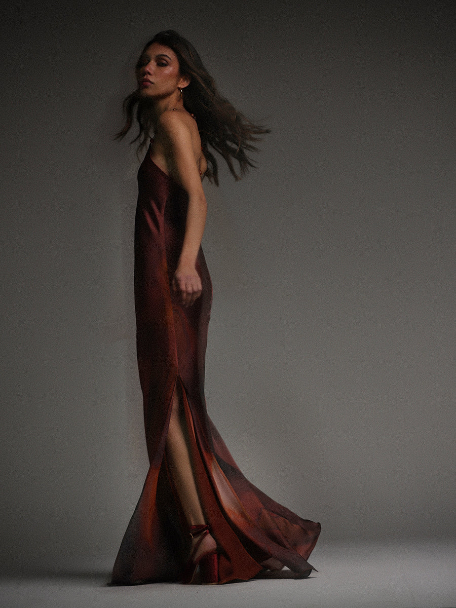VESTIDO ATENEA FUEGO