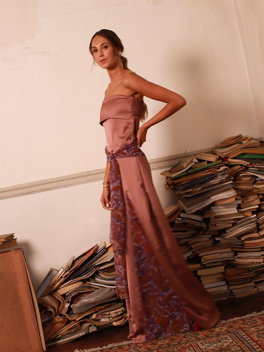 VESTIDO GIGI ROSA PALO