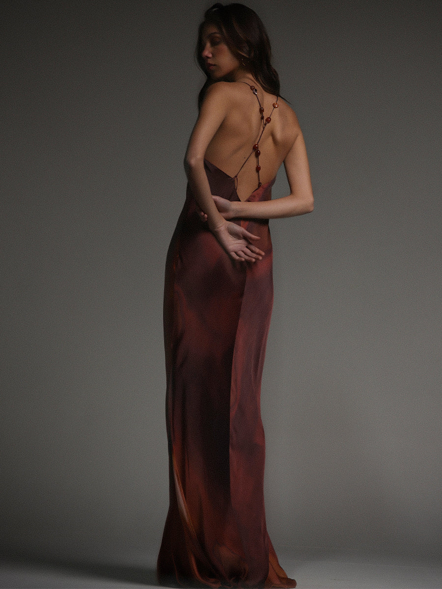 VESTIDO ATENEA FUEGO
