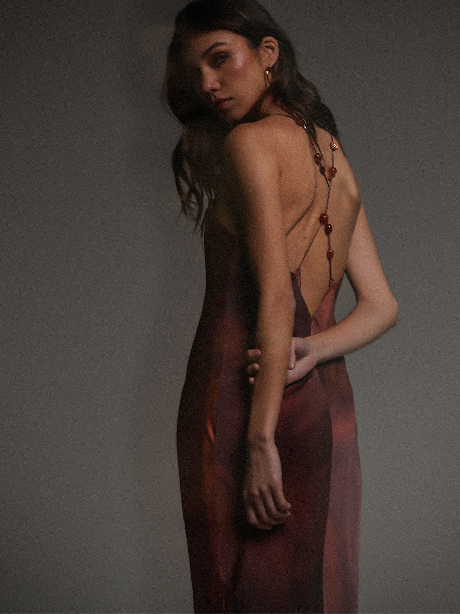 VESTIDO ATENEA FUEGO