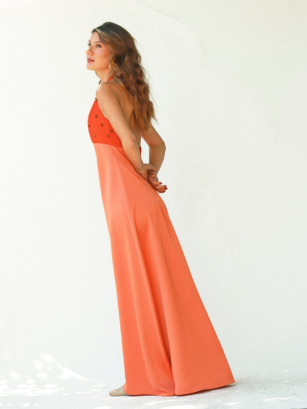 VESTIDO ROSARIO MIXTO • ONE OF A KIND