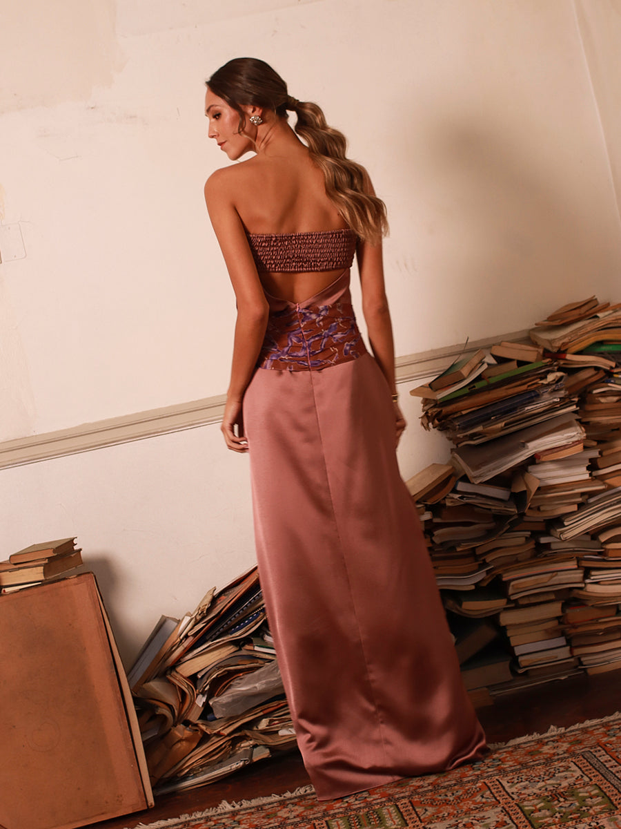 VESTIDO GIGI ROSA PALO