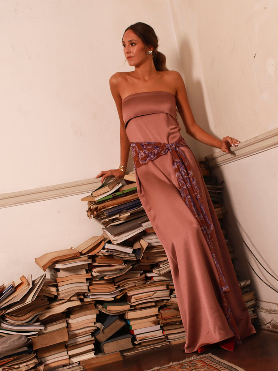 VESTIDO GIGI ROSA PALO