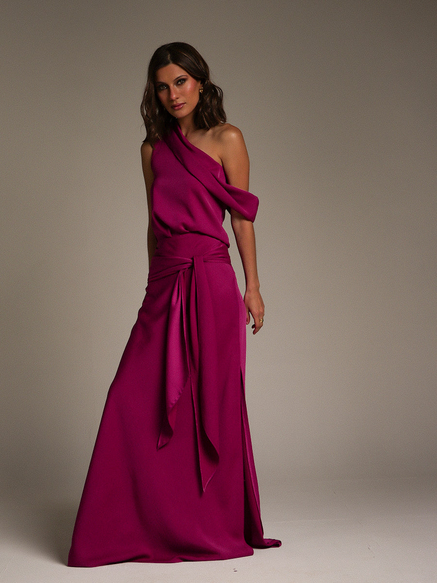 FALDA CAMILLE FUCSIA