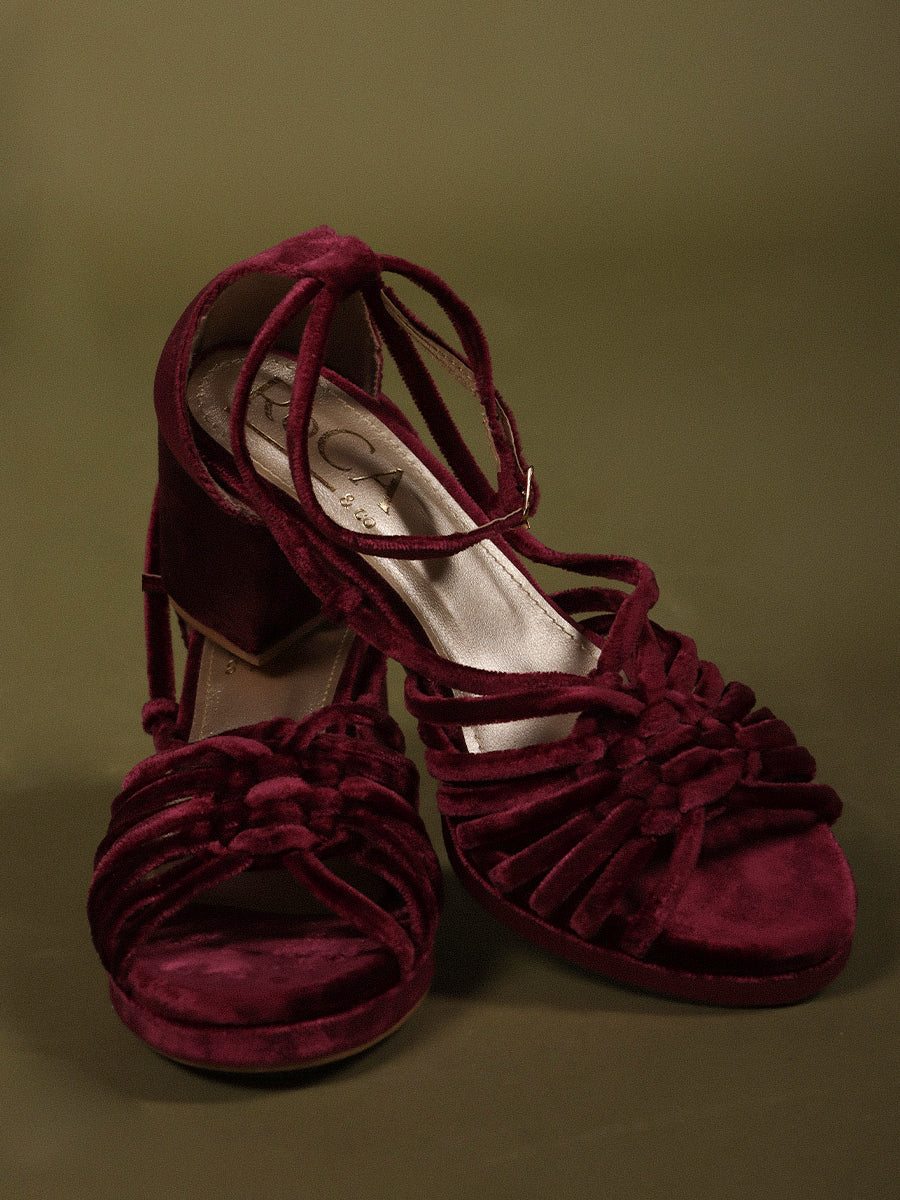 TACÓN CHLOÉ BURDEO