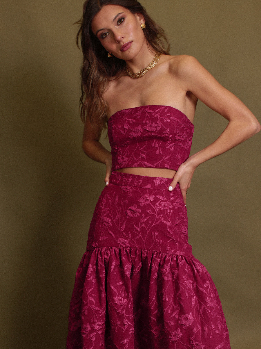 CONJUNTO GABRIELLE FUCSIA