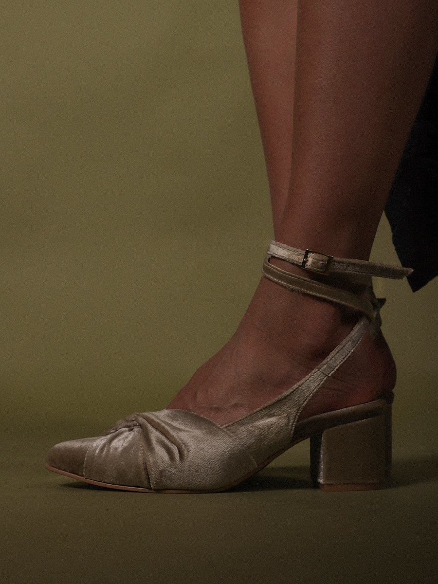 TACÓN MADELEINE CHAMPAGNE