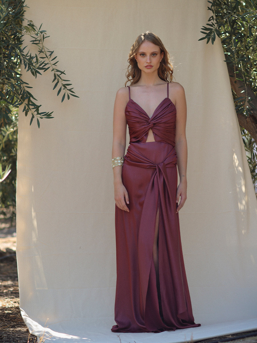 VESTIDO BEATRICE BURDEO