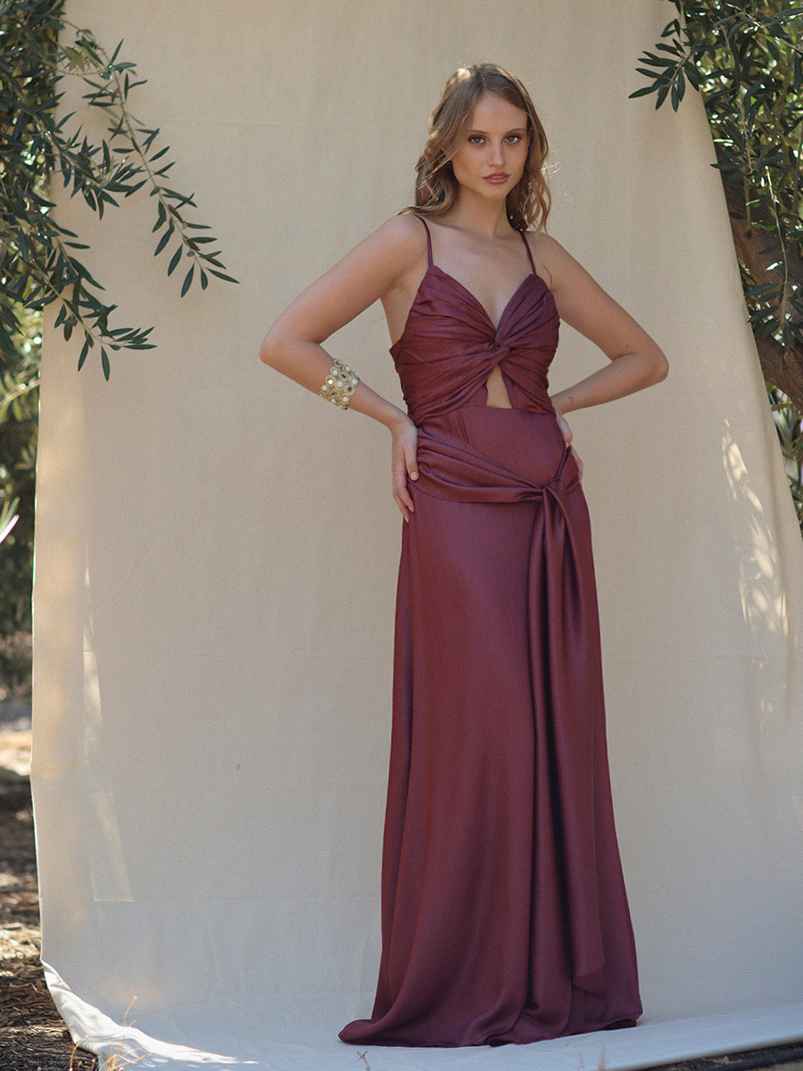 VESTIDO BEATRICE BURDEO