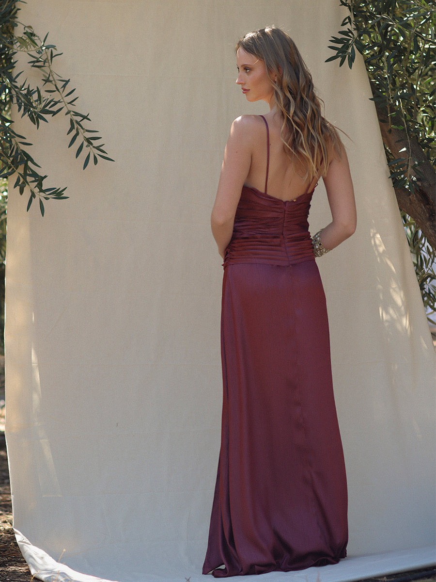 VESTIDO BEATRICE BURDEO