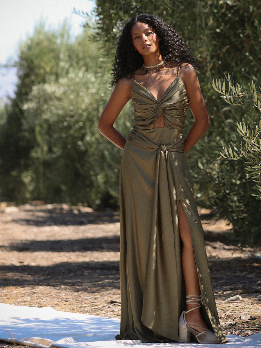 VESTIDO BEATRICE VERDE - PREVENTA