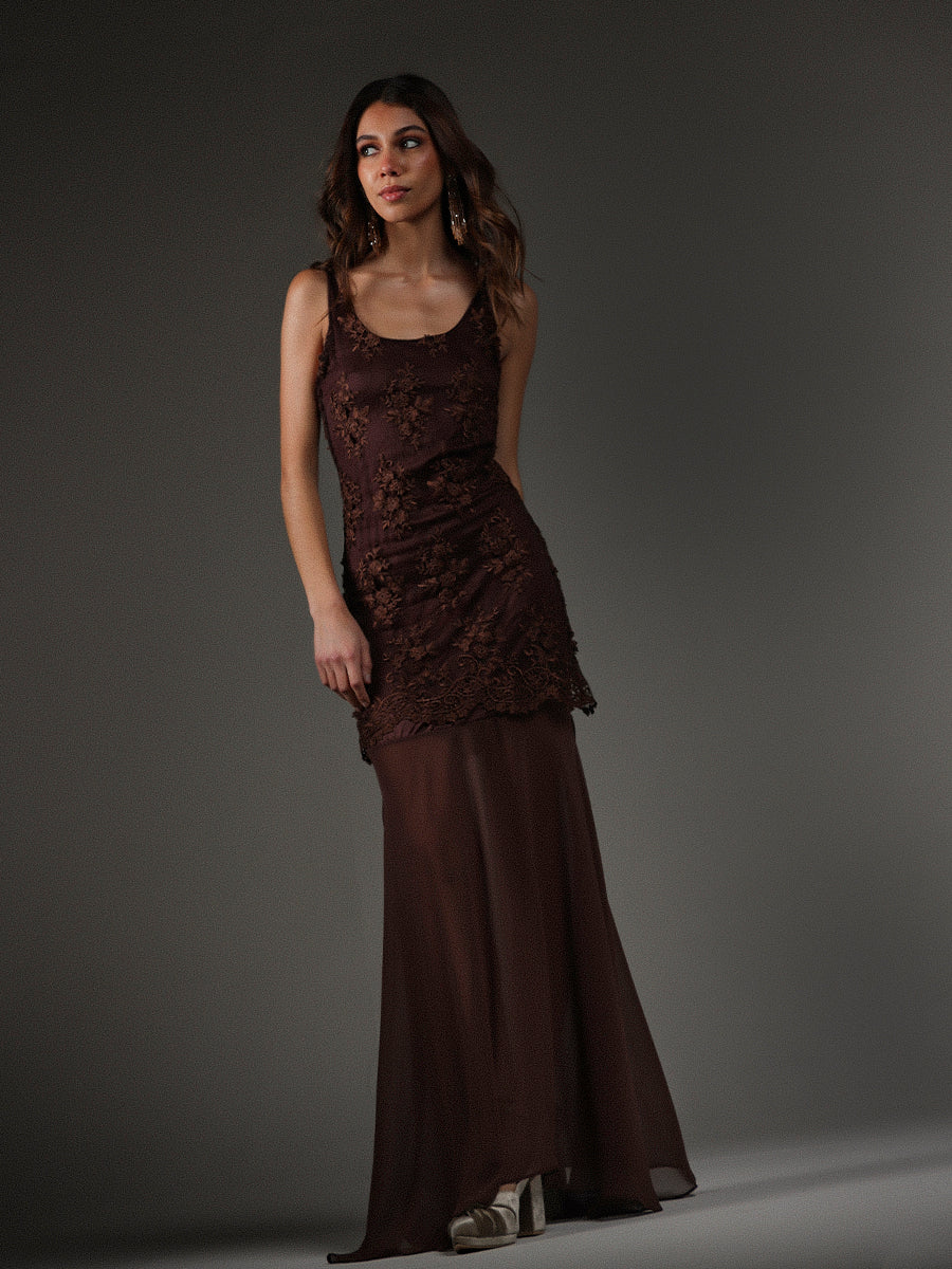 VESTIDO VENUS MOCCA