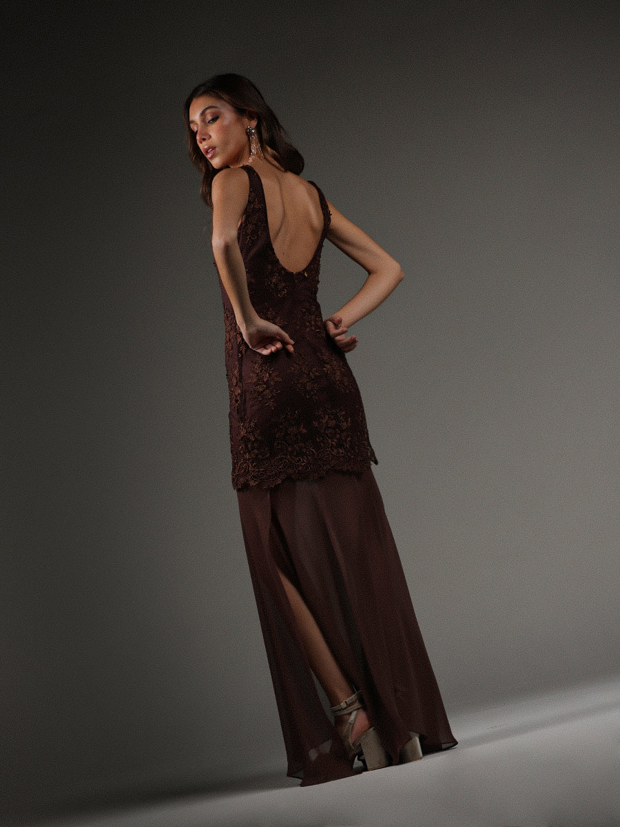 VESTIDO VENUS MOCCA