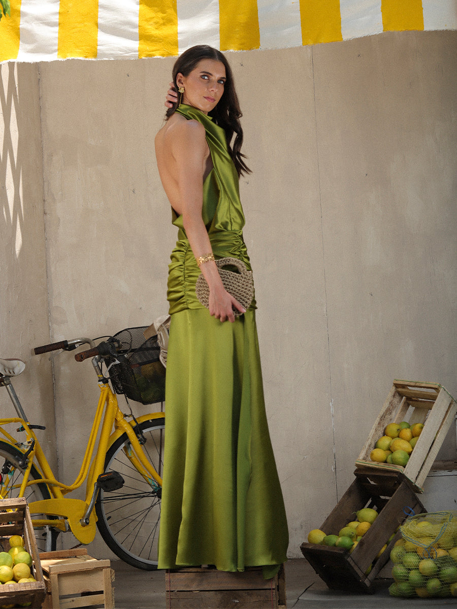 DIVA SKIRT VERDE PISTACHO