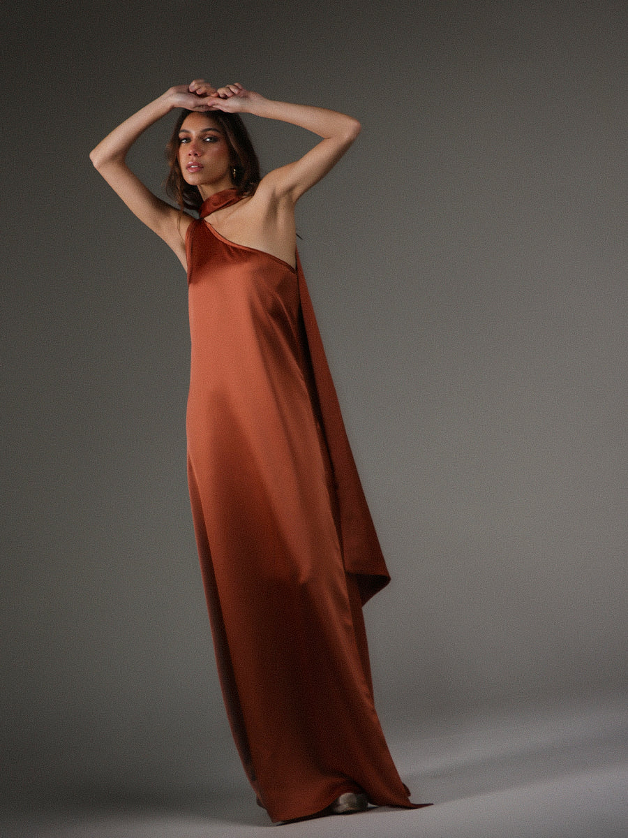 VESTIDO VESTA TERRACOTA