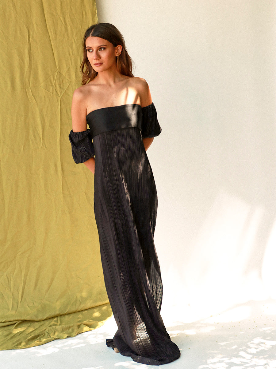 VESTIDO AGNES + MANGAS DESMONTABLES