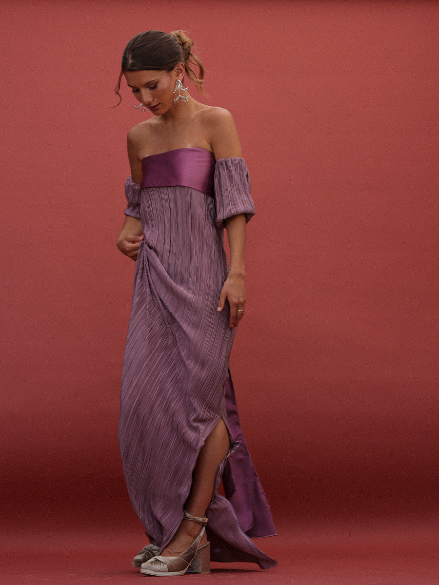 VESTIDO AGNES + MANGAS DESMONTABLES