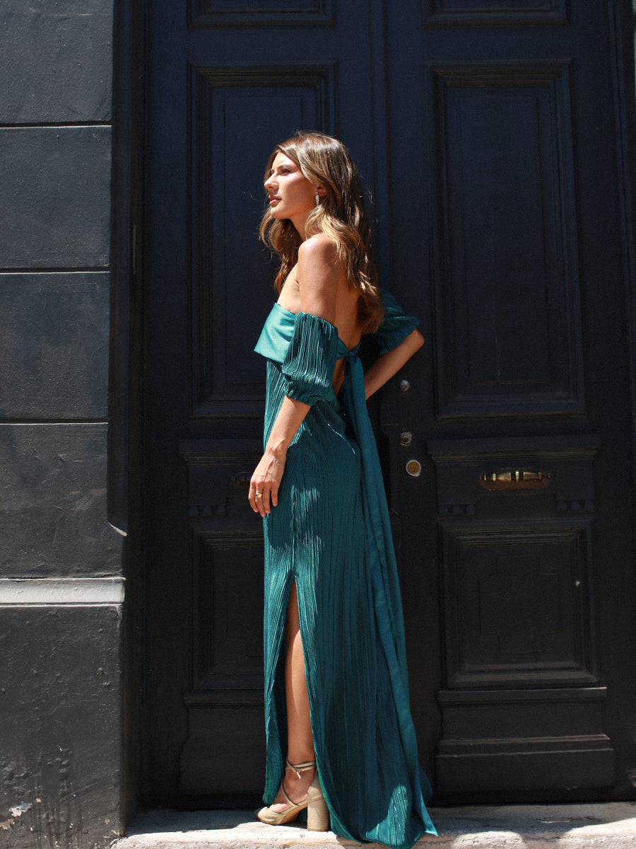 VESTIDO AGNES + MANGAS DESMONTABLES