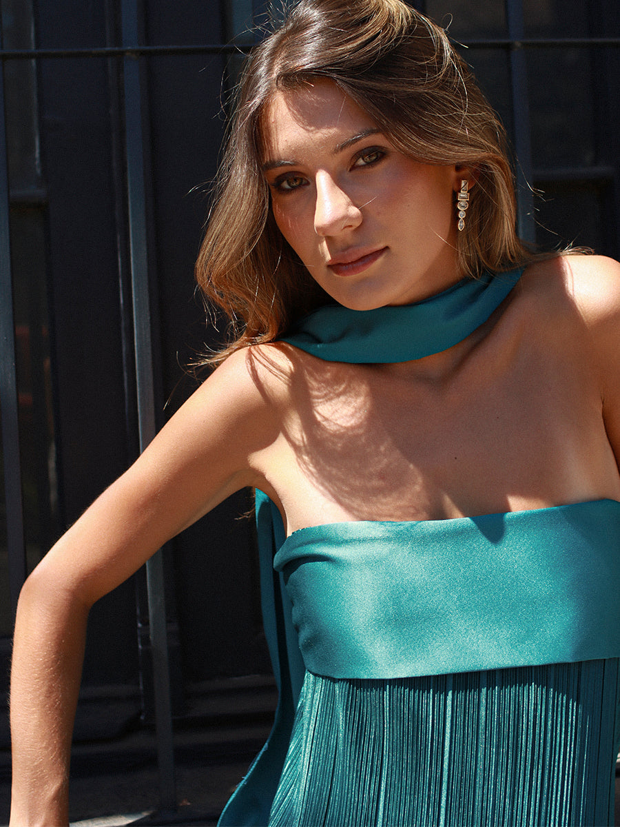 VESTIDO AGNES + MANGAS DESMONTABLES
