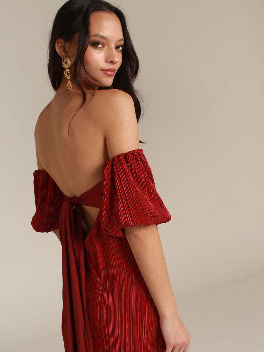 VESTIDO AGNES + MANGAS DESMONTABLES
