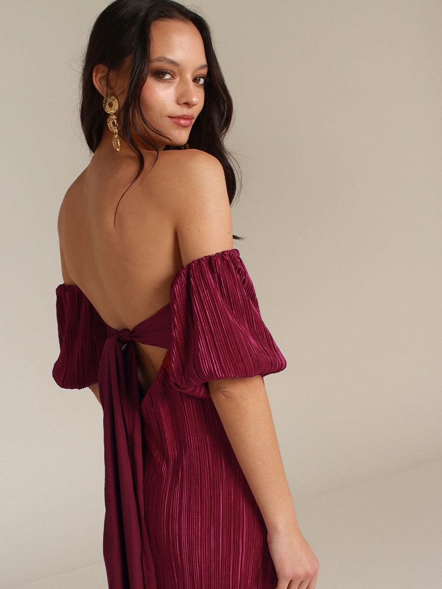 VESTIDO AGNES + MANGAS DESMONTABLES