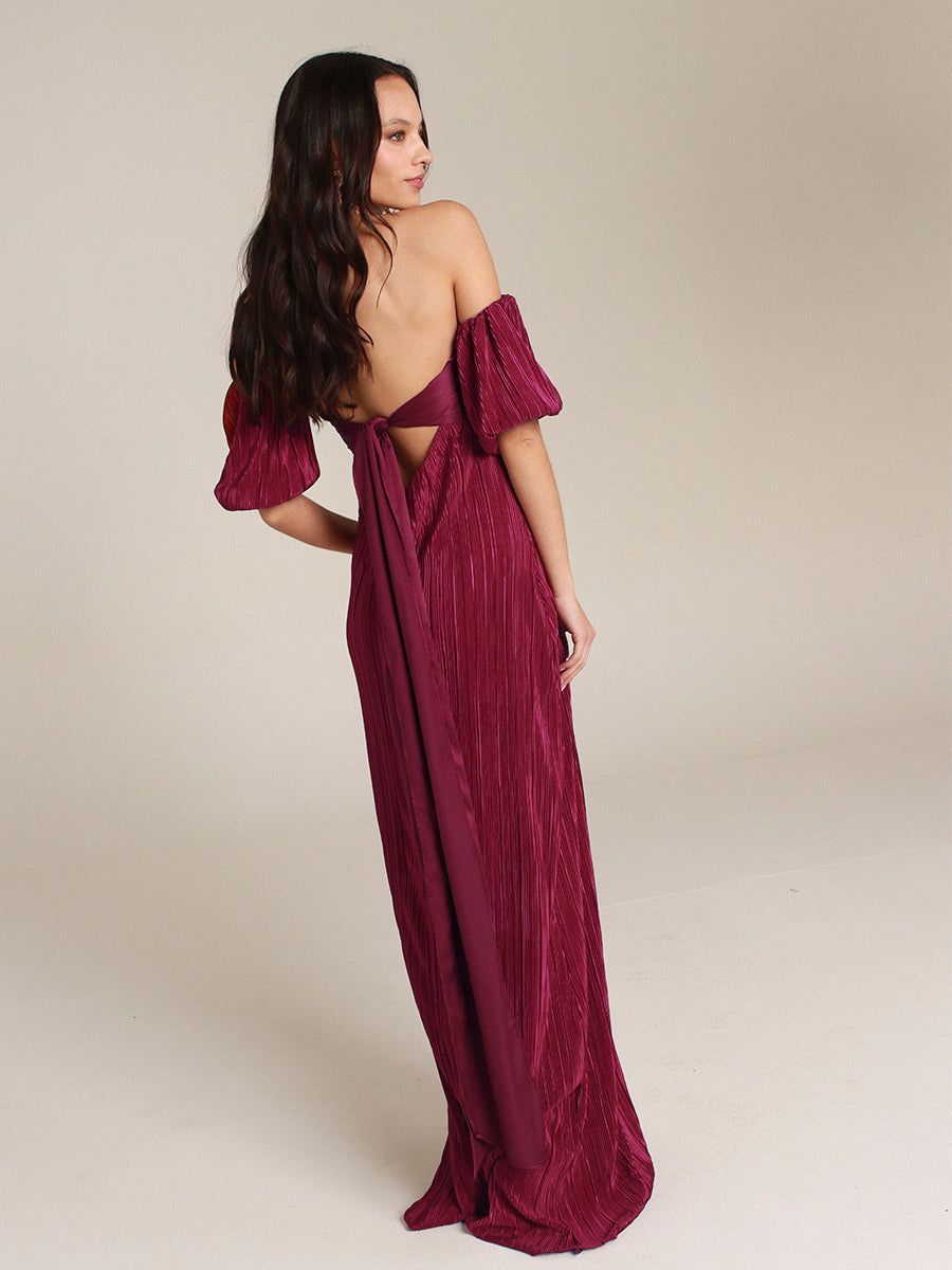 VESTIDO AGNES + MANGAS DESMONTABLES