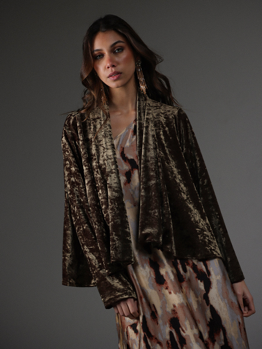 CHAQUETA ARIA VERDE OLIVA