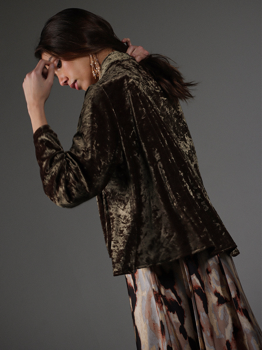 CHAQUETA ARIA VERDE OLIVA