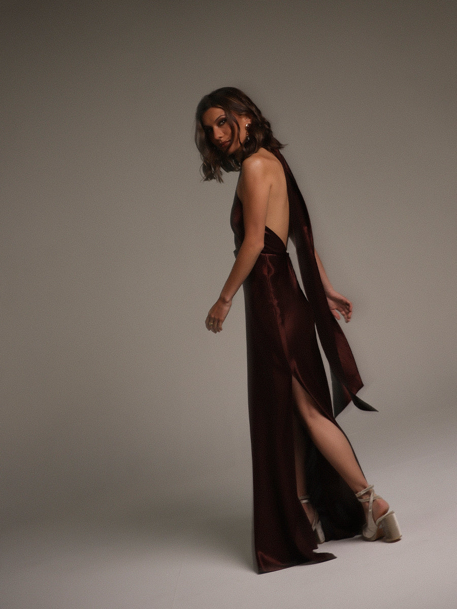 VESTIDO ELIS - CAFÉ