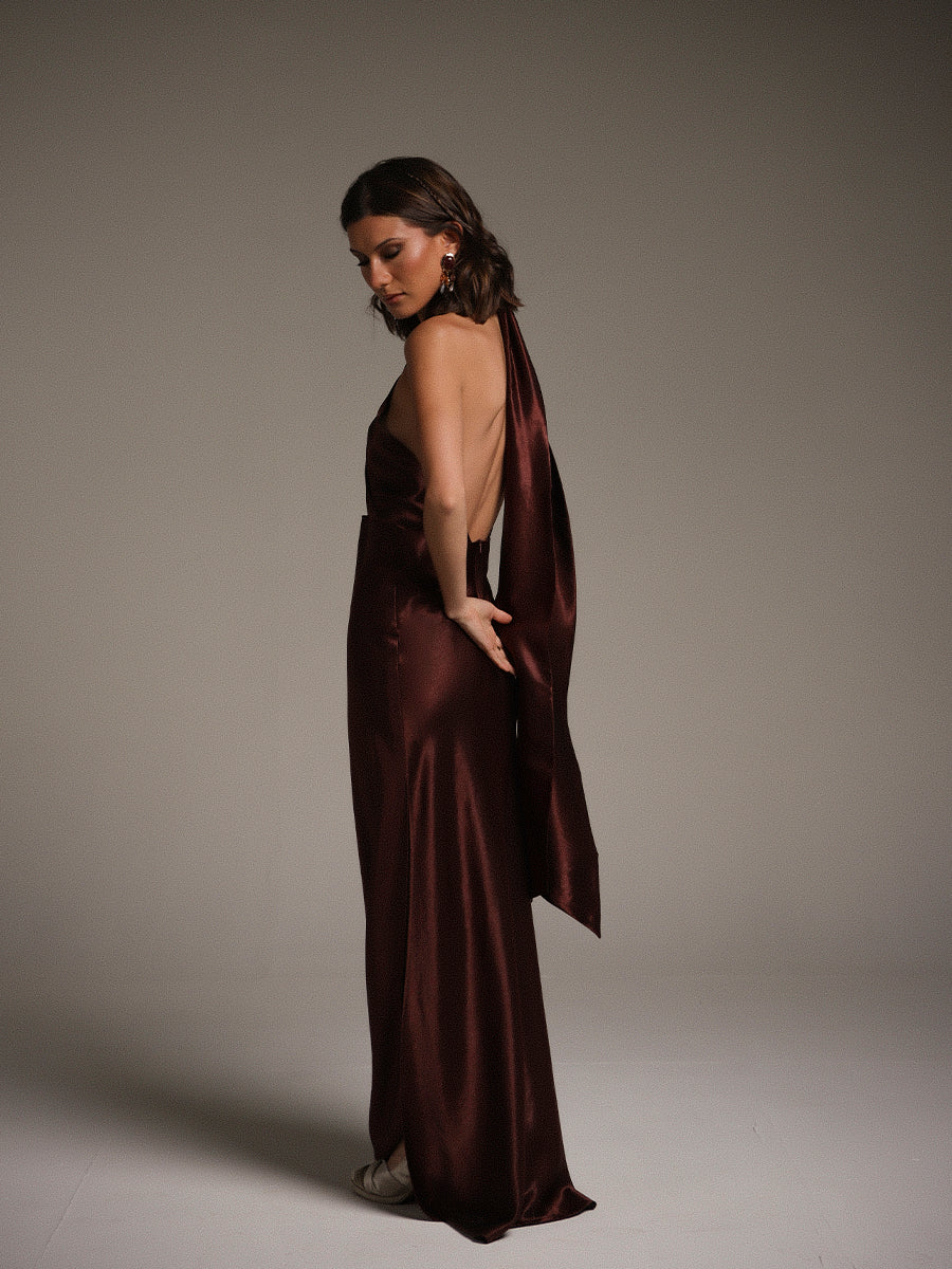 VESTIDO ELIS - CAFÉ