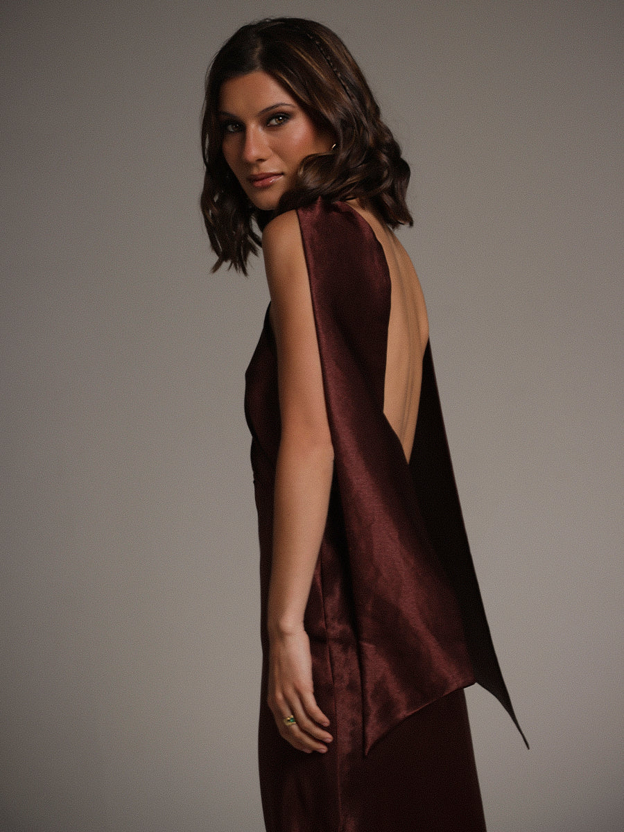 VESTIDO ELIS - CAFÉ