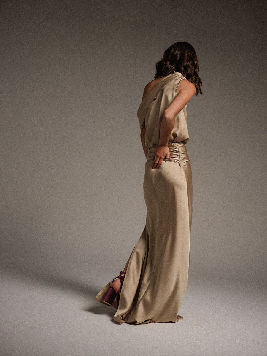 FALDA CAMILLE DORADA