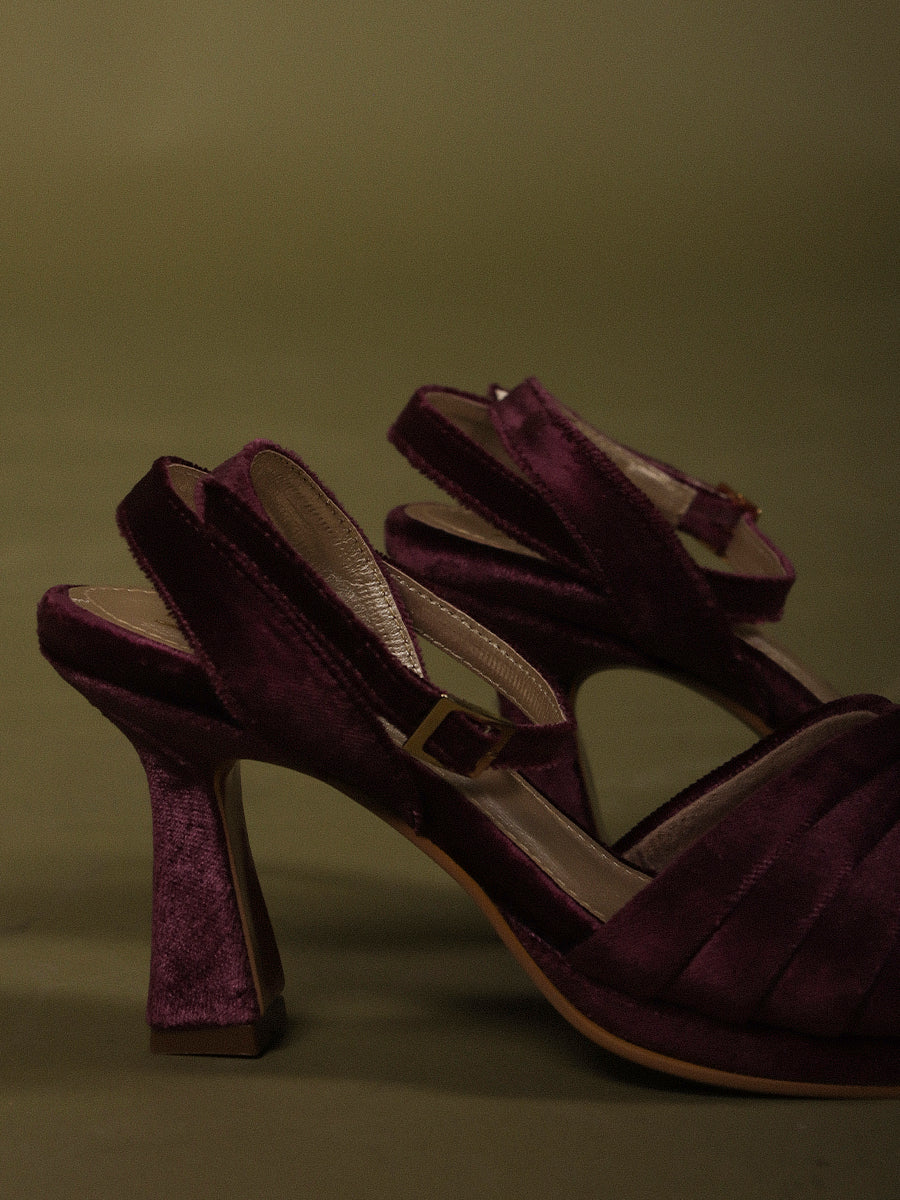 TACÓN MARGOT BERENJENA