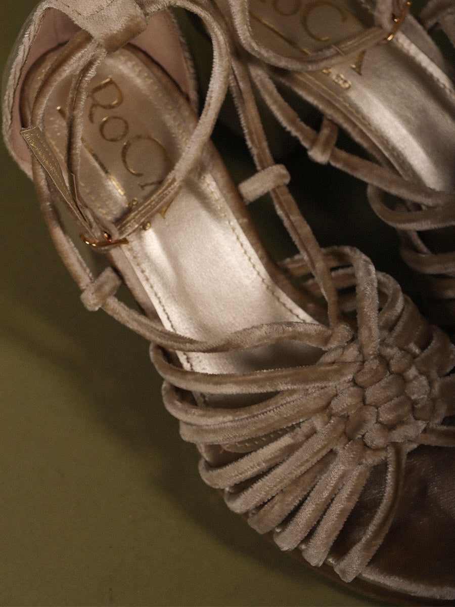 TACÓN CHLOÉ CHAMPAGNE