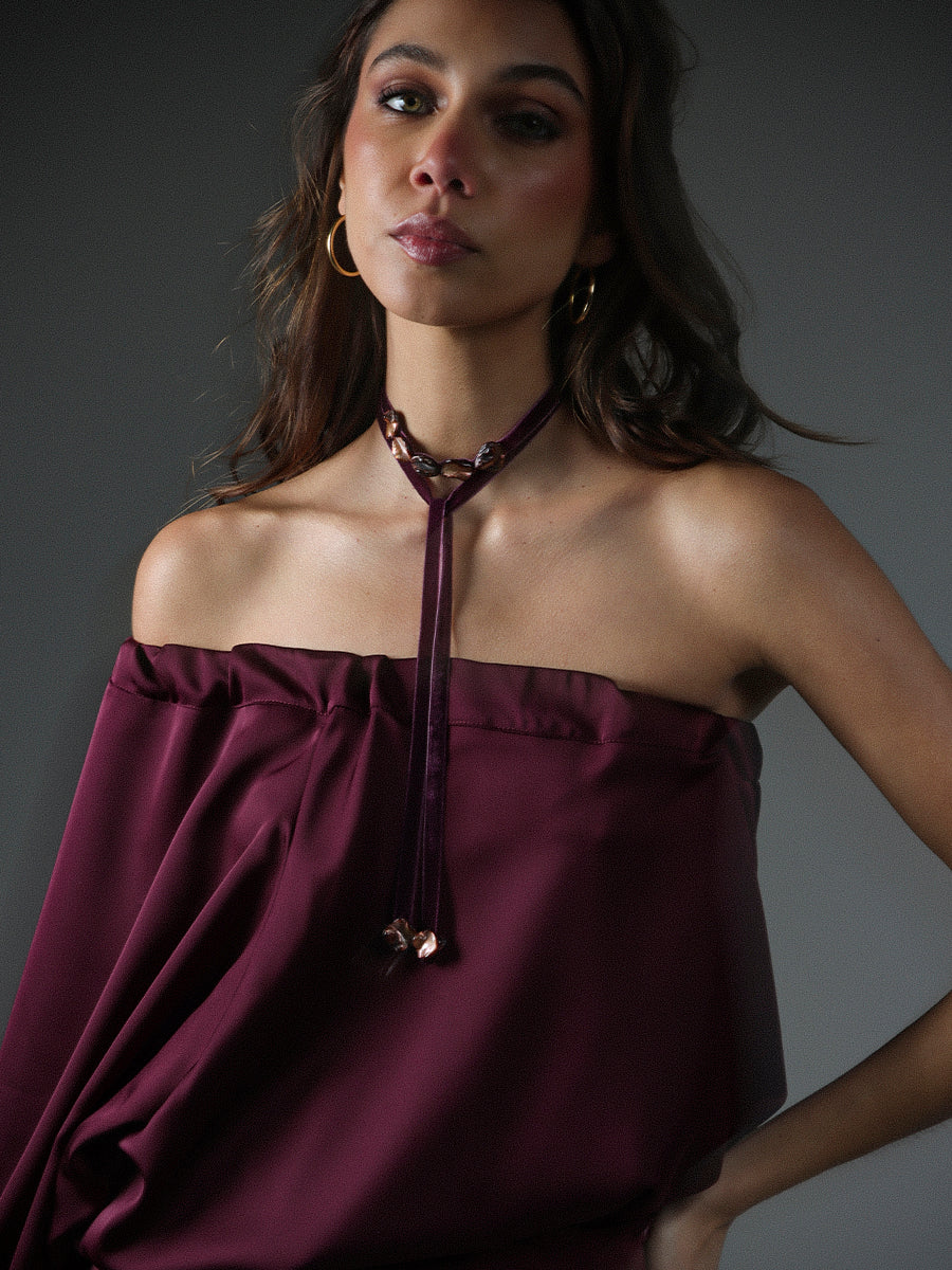 COLLAR HERA BERENJENA