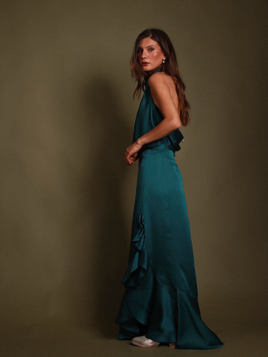 FALDA BELLA - VERDE PETRÓLEO