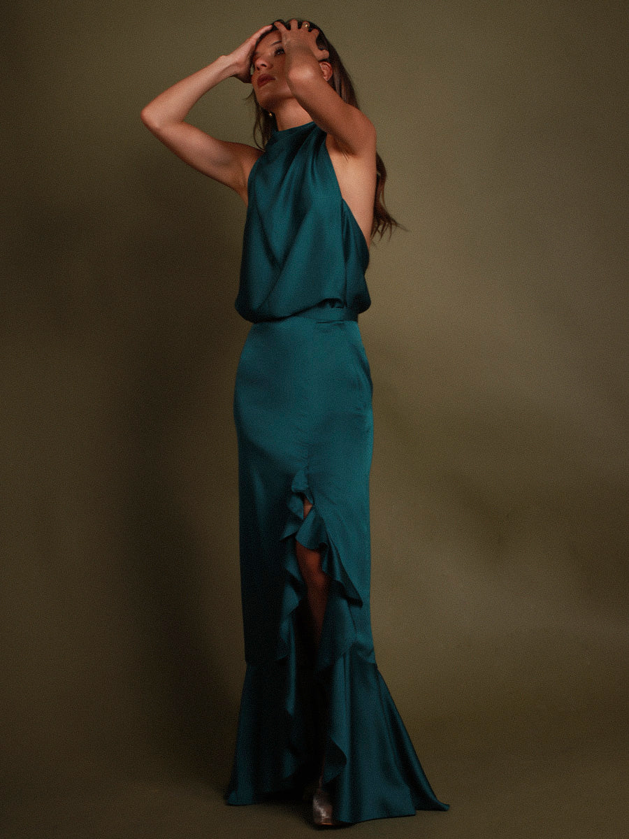 FALDA BELLA - VERDE PETRÓLEO