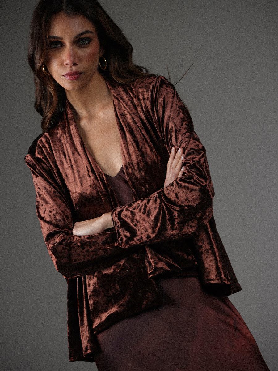 CHAQUETA ARIA MOCCA