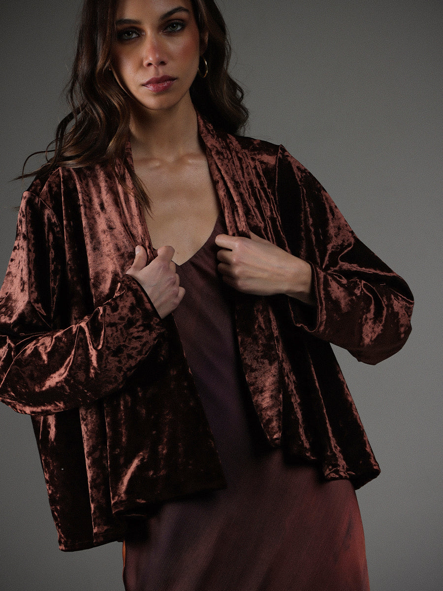 CHAQUETA ARIA MOCCA