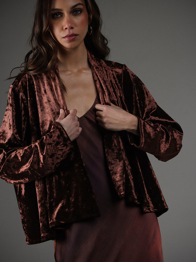 CHAQUETA ARIA MOCCA