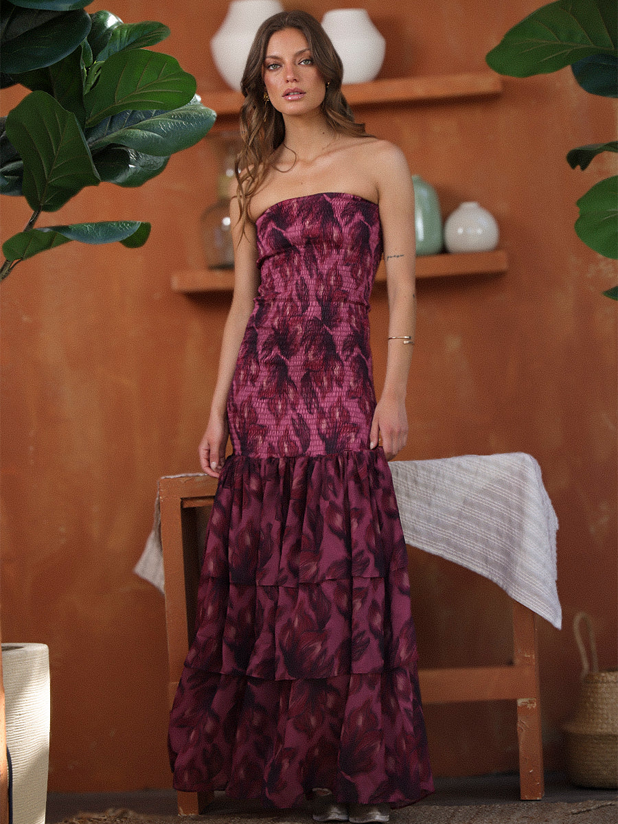 VESTIDO GARDENIA MALVA