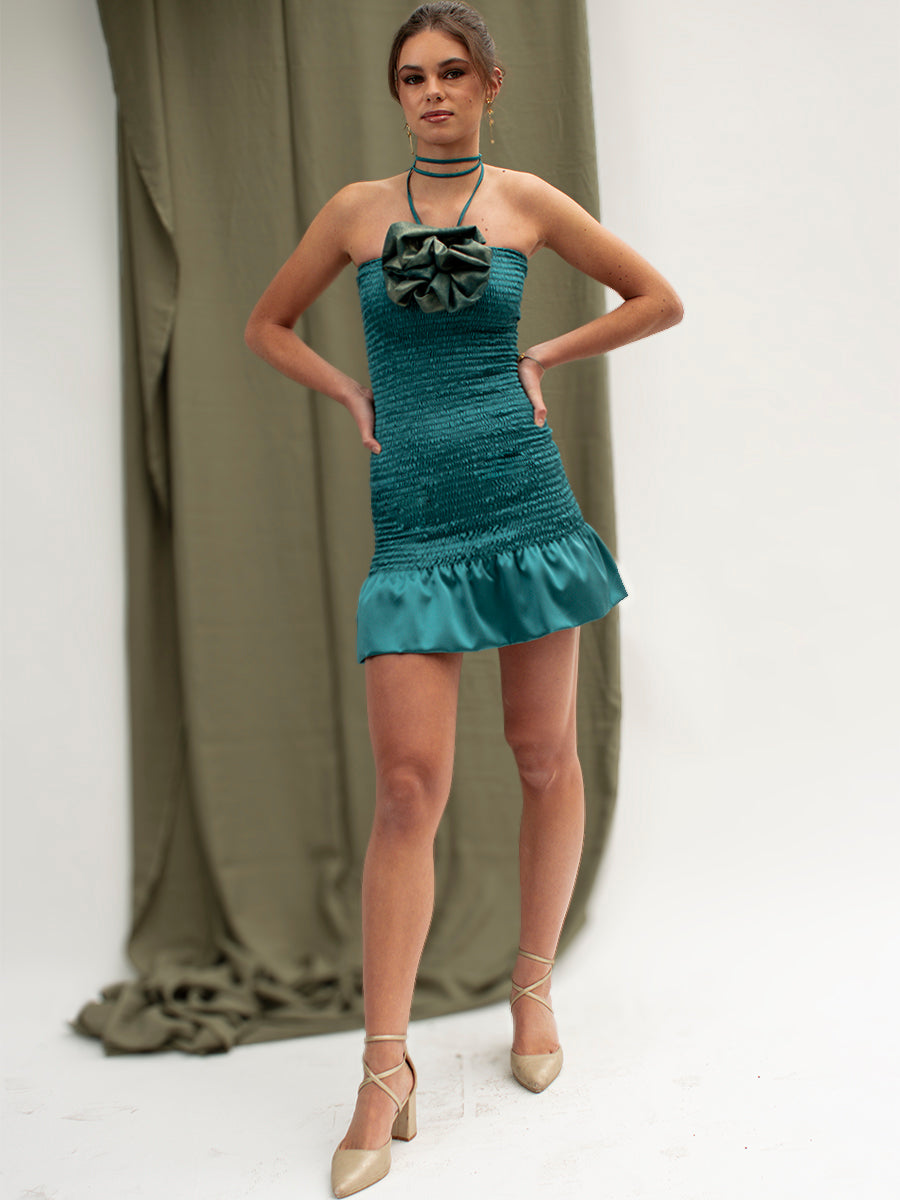 VESTIDO HAILEY PETRÓLEO