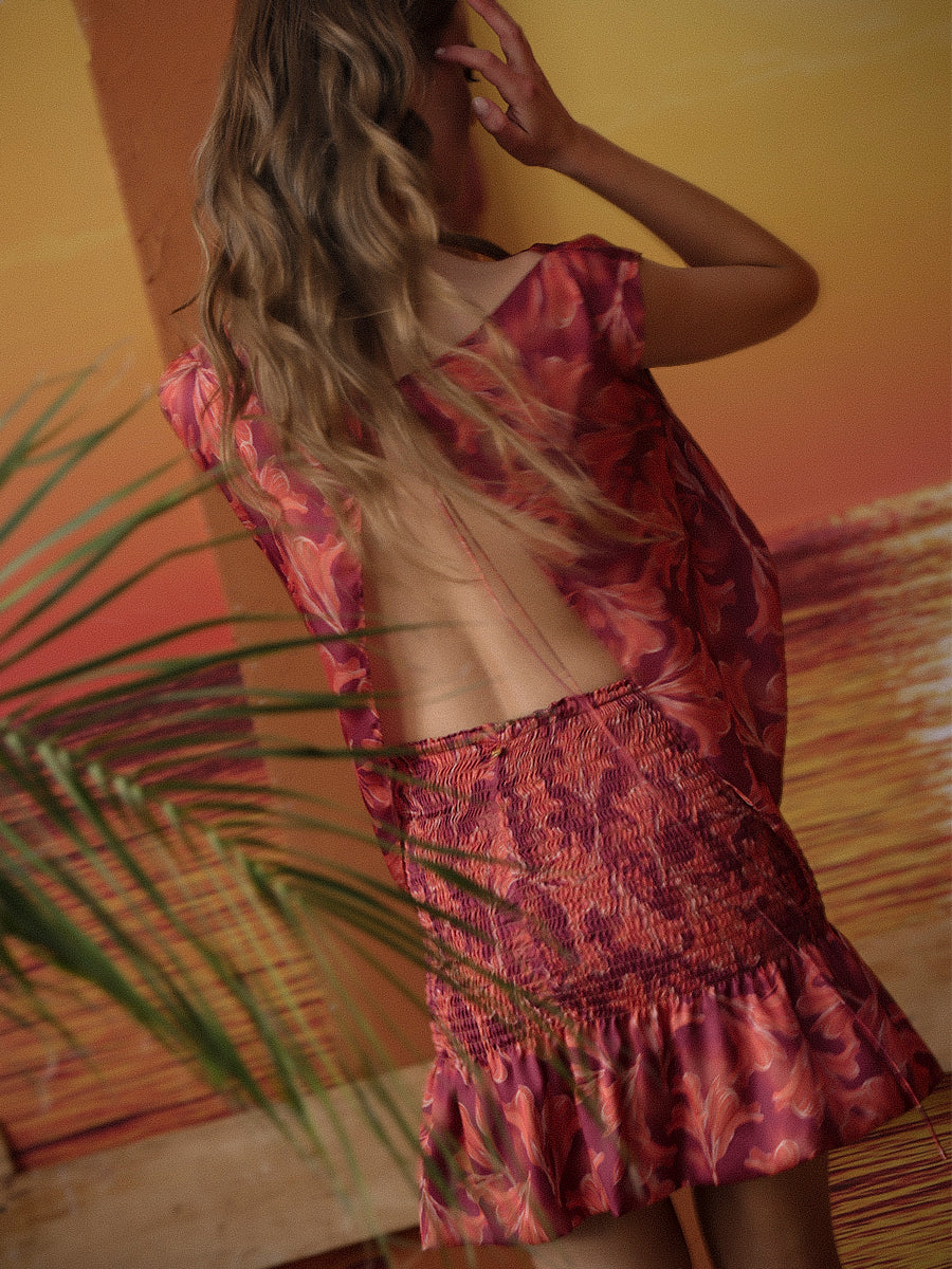 VESTIDO BEGONIA NARANJA