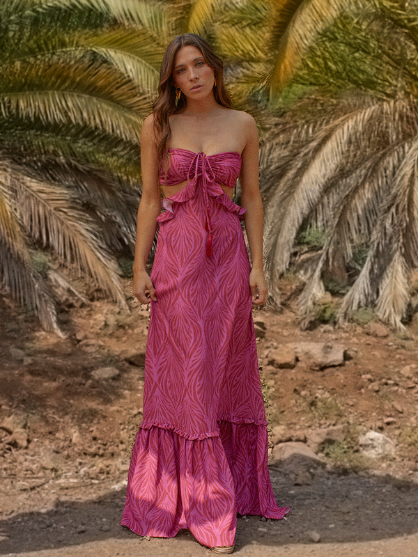 VESTIDO MAQUI FUCSIA BLOOM