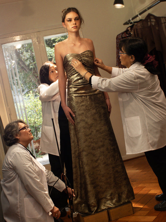 KAIA GOLDEN DRESS