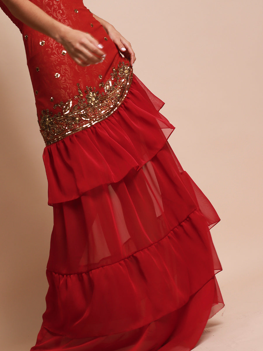 VESTIDO SEVILLA FULL BORDADO + LAZO