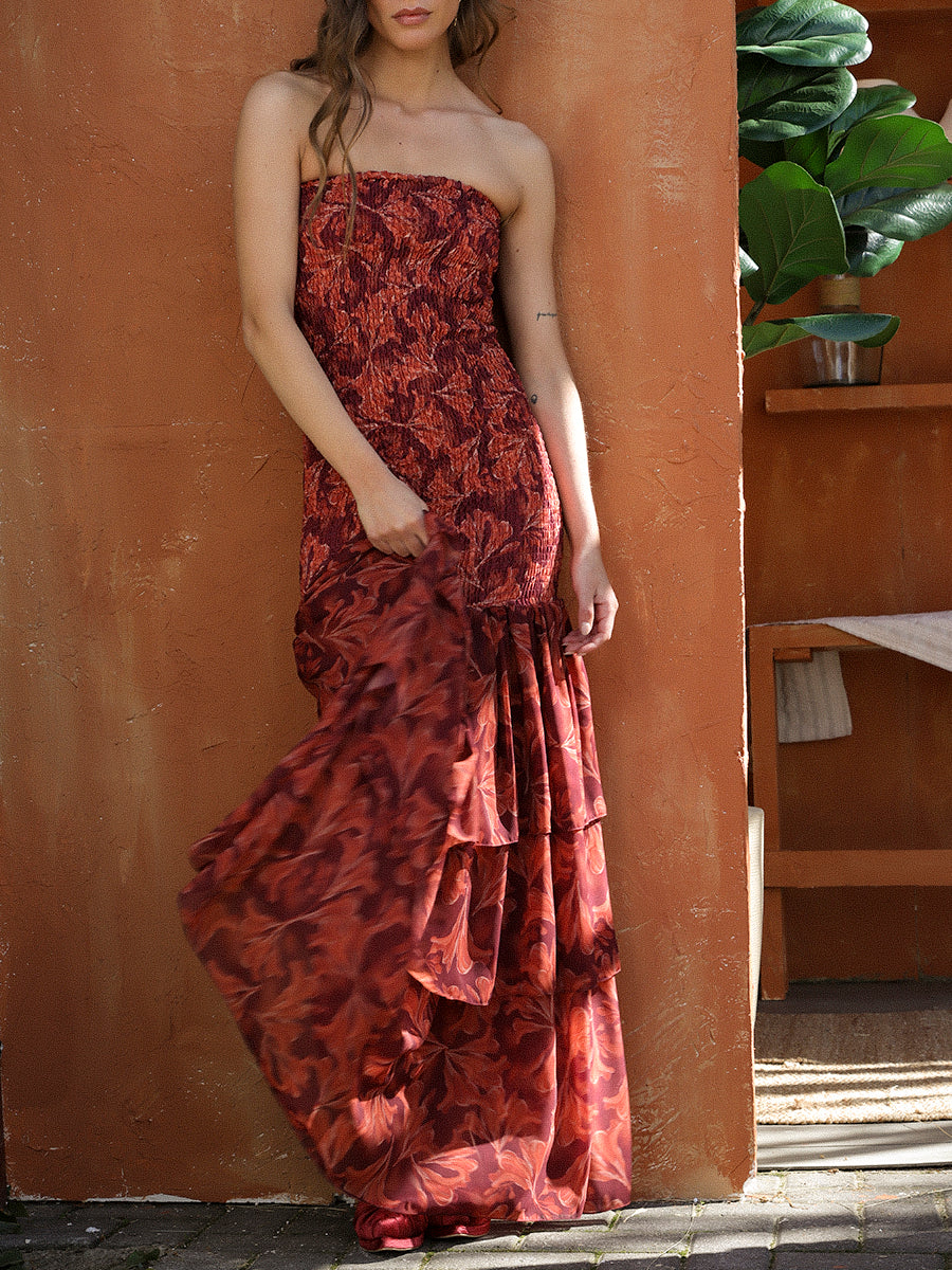 VESTIDO GARDENIA NARANJA